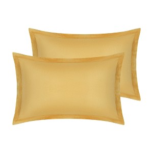 Unique Bargains Soft Comfortable Velvet Zipper Closure Pillowcases 2 Pcs - 1 of 4