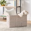 Woven Rattan Crate White Washed - Brightroom™ - 2 of 3