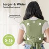 KeaBabies D-Lite Baby Wrap Carrier, Adjustable Baby Carrier, Baby Sling, Newborn, Infant, Toddler 7-44lbs - 2 of 4