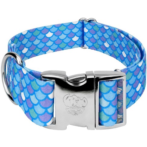 Country Brook Petz Deluxe Mermaid Scales Dog Collar - Made In The U.s.a. :  Target