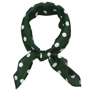 INSPIRE CHIC Women's 1950s Vintage Retro Polka Dots Head Neck Scarves 1 Pc - 1 of 4