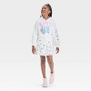 Girls' Hello Kitty & Friends Cream Zip-up Hooded Sweatshirt - 0ff-White - 3 of 3
