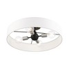 Livex Lighting Venlo 4 - Light Semi-Flush Mount in  Black/Brushed Nickel - 3 of 4