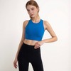 Anna-Kaci Active Women's Sports Bra with Double Strap Detail and Wide Hem Band for Medium Support - 4 of 4