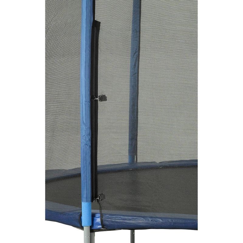Machrus Upper Bounce Trampoline Safety Enclosure Set with Net and 8 poles - Fits 15&#39; Round Frame, 2 of 5
