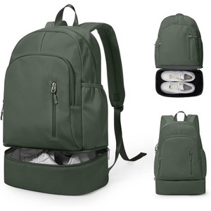 Lightweight Waterproof Gym Backpack, Sports Bag with Shoe and Wet Pockets, Durable for Workout & Travel - 1 of 4