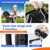 Tangkula 14-Way Golf Cart Bag Golf Club Bag with 14 Ways Organizer Divider Top 9 Zippered Pockets Cooler Bag Umbrella Holder Blue/Grey/Red - 4 of 4