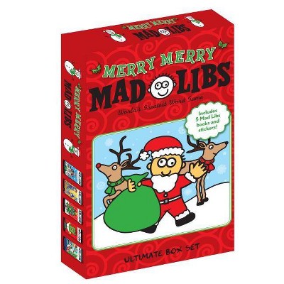 Merry Merry Mad Libs - (Mixed Media Product)