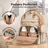 KeaBabies Diaper Bag Backpack Comes with Portable Changing Pad, Baby Bag for Mom, Toddler Backpack Travel Essential - 3 of 4