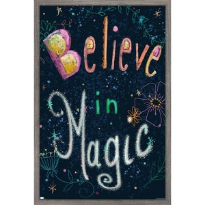 Trends International Christine Rotolo - Believe In Magic Framed Wall Poster Prints - 1 of 4