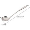 Unique Bargains Heat-resistant Non-stick Stainless Steel Slotted Spoon Strainer Silver Tone 10.6" Length - 2 of 3