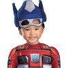 Toddler Boys' Transformers Rescue Bots Optimus Prime Muscle Jumpsuit Costume - Size 3T-4T - Red - 2 of 2