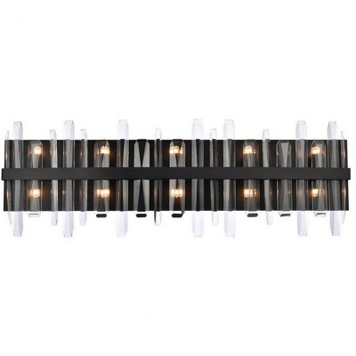Elegant Lighting Serena 10 - Light Vanity in  Black