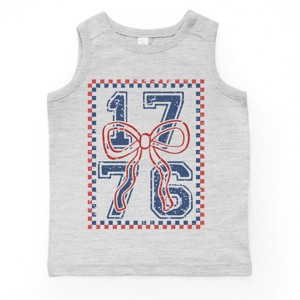 The Juniper Shop 1776 Checkered Coquette Toddler Tank - 1 of 4
