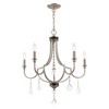 Livex Lighting Glendale 5 - Light Chandelier in  Brushed Nickel - 4 of 4