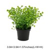 Unique Bargains Artificial Plants Bellflower Decorative Pot Plastic 2.76"x2.76"x6.69" 1 Pc - 3 of 4