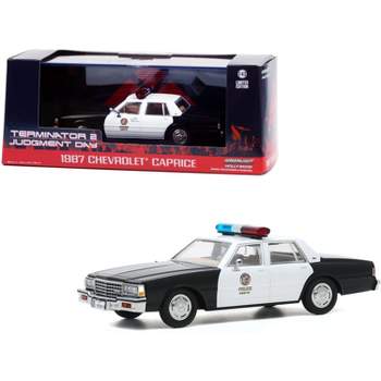 1987 Chevrolet Caprice "Metropolitan Police" "Terminator 2: Judgment Day" (1991) Movie 1/43 Diecast Model Car by Greenlight