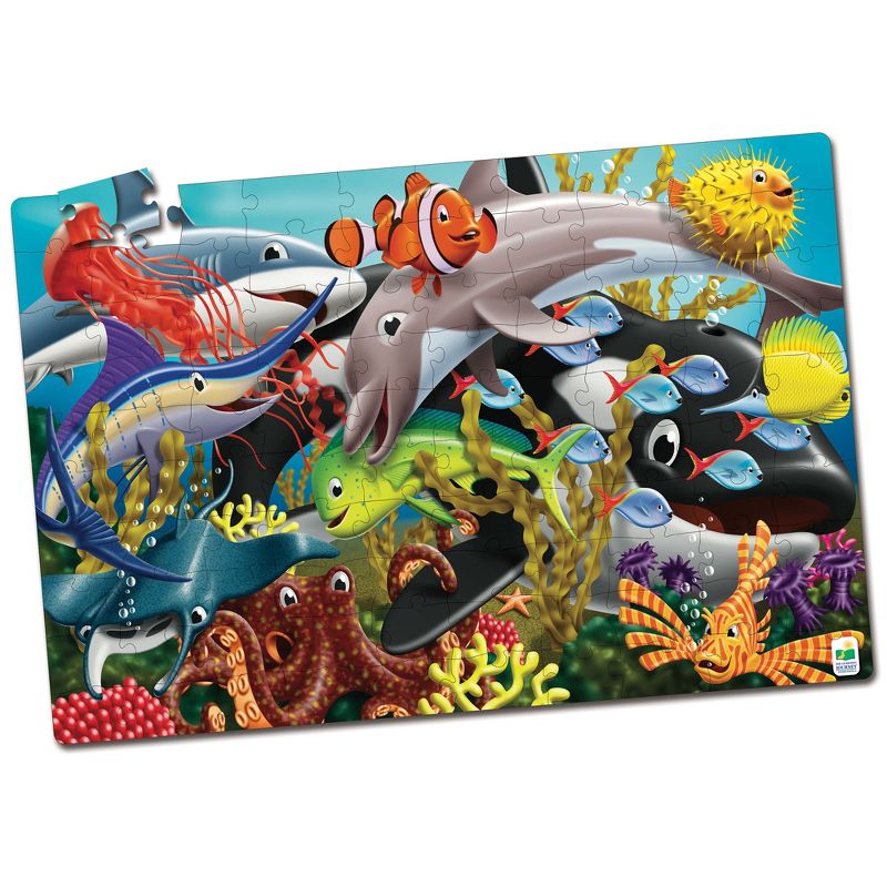 The Learning Journey Puzzle Doubles! Glow in the Dark! Sea Life (100 pieces), 1 of 6