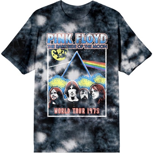 samen Wijzer Gespecificeerd Pink Floyd Rock Band Dark Side Of The Moon Men's Black And White Cloud Wash  Graphic T-shirt-xxl : Target