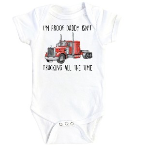 Trucker Red Proof - Baby Boy Girl Clothes Infant Onesie® Funny Cute Newborn GS1 - 1 of 1