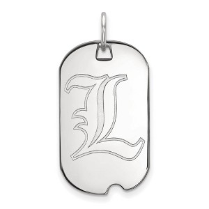 Black Bow Jewelry 10k White Gold Louisville Cardinals NCAA Pendant - 1 of 3