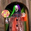 Morris Costumes 4.5 ft Animated & Light-Up Hanging Clown Halloween Decoration - Orange - 4 of 4