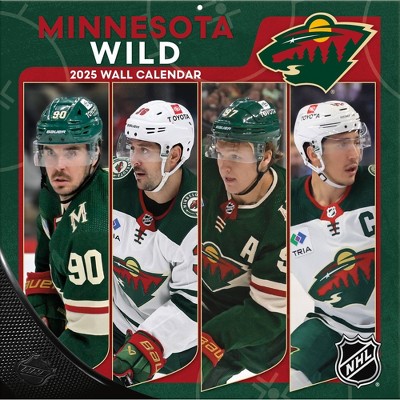 NHL Minnesota Wild 2025 12"x12" Team Wall Calendar