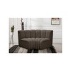 Meridian Furniture,Arc Boucle Fabric Modular Sofa - 2 of 4