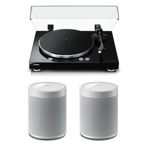 Yamaha MusicCast Vinyl 500 Turntable with MusicCast 20 Wireless Speakers - Pair - 1 of 4