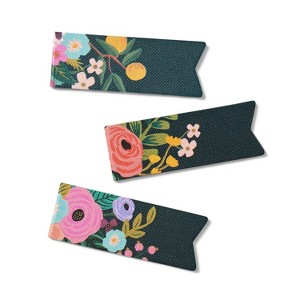 Rifle Paper Co. 3ct Garden Party Magnetic Bookmarks: Multicolored Clip Filing Accessories for Women, 2.5" Length - 1 of 3
