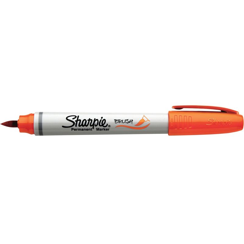 Sharpie Permanent Marker, Brush Tip, Assorted Color, Set of 12, 5 of 7