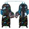 Gaming Rolling Suitcase Set with Backpack, Neck Pillow, Water Bottle, and Luggage - 4 of 4