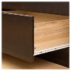 Prepac Twin XL 3 Drawer Platform Storage Bed Espresso: Wood Composite, No Box Spring Needed - 2 of 4