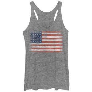 Women's Lost Gods Fourth of July  Flag Racerback Tank Top - 1 of 3