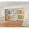 Timate P3 Closet Organizer System, Expandable Wall Mounted Clothes Rack, Industrial Pipe Garment Rack , Fits Spaces 6'4"-9'3" - 2 of 4
