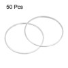 Unique Bargains DIY Craft Brass Hollow Round Jewelry Connecting O-Rings 50 Pcs - 3 of 4