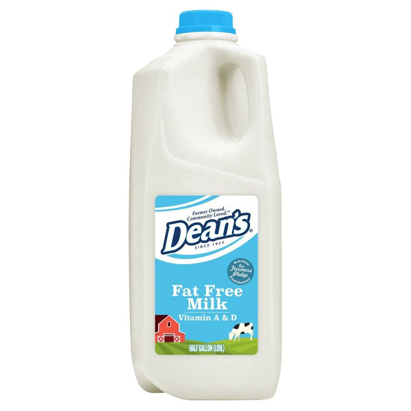 Deans Skim Milk - 0.5gal, 1 of 8