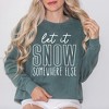 Simply Sage Market Women's  Garment Dyed Graphic Sweatshirt Let It Snow Somewhere Else Block - 2 of 2