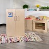 Emma and Oliver Children's Wood Refrigerator for Commercial or Home Use - Kid Friendly Design - 2 of 4