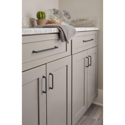 Matte Black Steel Cabinet and Drawer Pull Bar