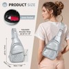 Unique Bargains PU Leather Hiking Cycling Convertible Anti-Theft Mini Sling Bag - 3 of 4