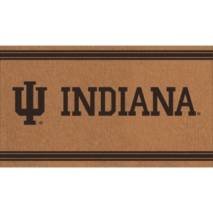 Evergreen Indiana University Logo Natural Coir 28 x 16 Inches Indoor Outdoor Doormat - 1 of 4