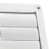 Lambro® 4-In. White Plastic Louvered Vent - 2 of 4