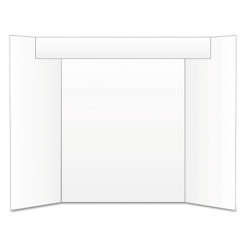  Trifold Poster Board 36 x 48 White Presentation Board  Science Fair Display Boards - for School, Fun Projects and Business  Presentations - by Emraw : Office Products