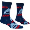 Crazy Socks, Jaws Attack, Funny Novelty Socks, Large - image 3 of 4