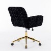 NicBex Adjustable Office Chair with Golden Metal Base,Modern Computer Chair,Swivel Upholstered Desk Chair for Adult, Student - 4 of 4