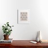 Deny Designs Menina Lisboa Blue Leaves White Framed Art Print - 2 of 4