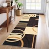 Washable Area Rug Modern Geometric Accent Rug, Non-Slip Contemporary Floor Mat - 4 of 4