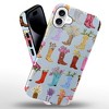 BONGEEK Generic Case Compatible with iPhone 16,Scratch Resistant Hybrid 2-Layer Hard Shell Phone Case,Cowgirl Boots Western Flower Aesthetic - 2 of 4