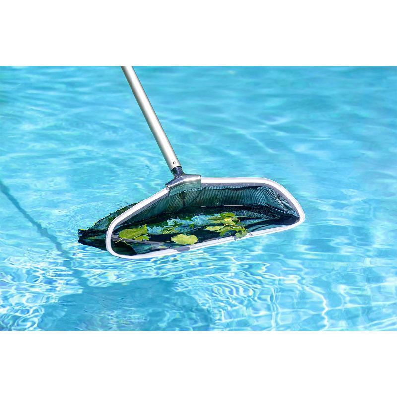 Poolmaster Commercial Collection Swimming Pool Leaf Rake with Mesh Net, 2 of 9